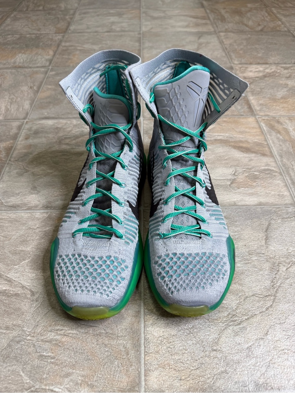 Nike Kobe 10 X Elite High Elevate Men’s Shoe Size 9 Gray 718763-041 Preowned